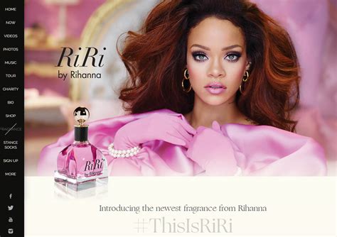 rihanna perfumes website